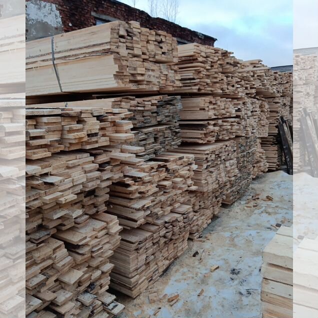 Доска обрезная 25×100×6000 мм, сосна, 2 сорт, ракурс 4