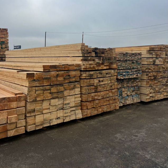 Доска обрезная 50×150×6000, 1 и 2 сорт, Сосна, обрезная