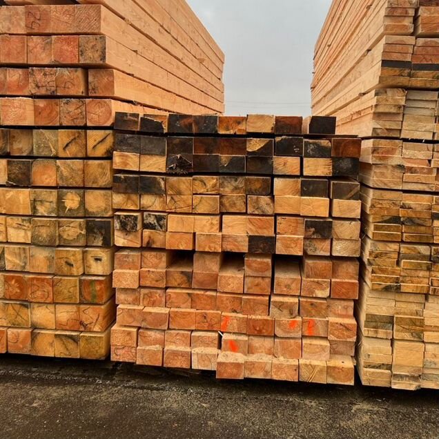 Доска обрезная 50×150×6000, 1 и 2 сорт, Сосна, обрезная